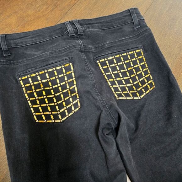 Versace Collection Embellished Jeans Size 26